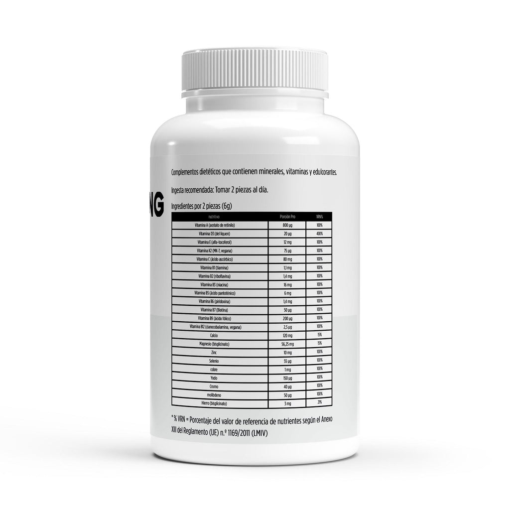 Gominolas Multivitaminas y Minerales • Energía Diaria • Defensa Inmune - BORNSTRONG FITNESS