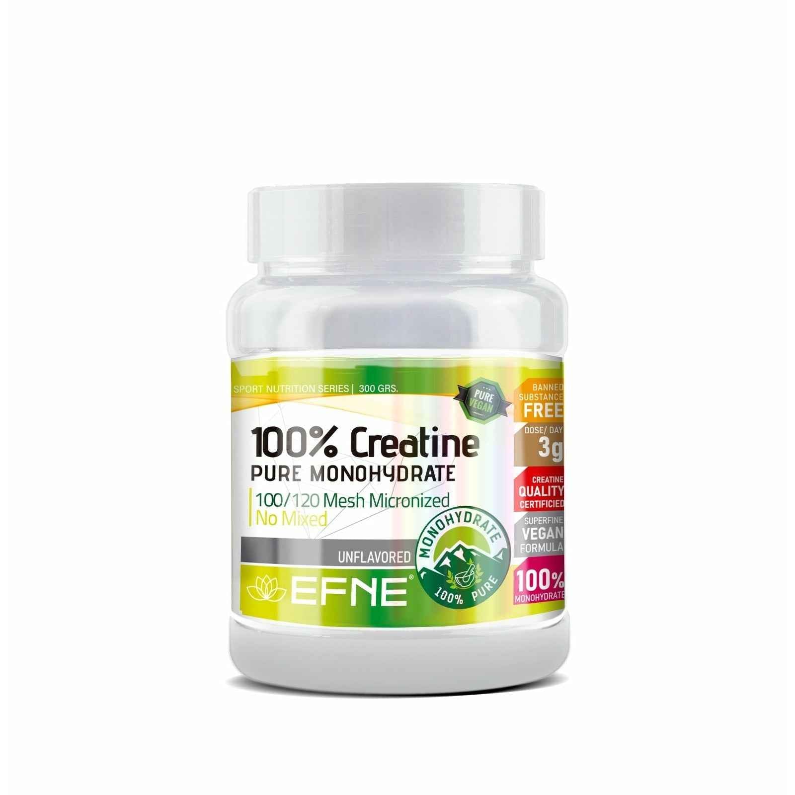 Creatina Monohidrato EFNE – 200 Mesh Micronizada de Alta Absorción