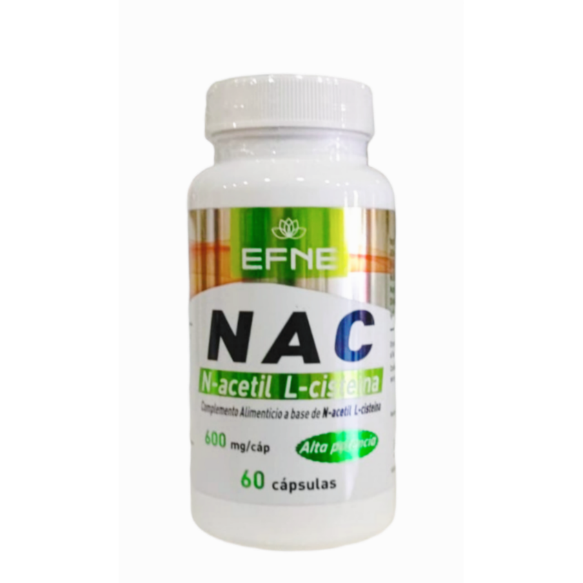 NAC 600mg - N-Acetilcisteína Pura | Glutatión y Salud Pulmonar - EFNE