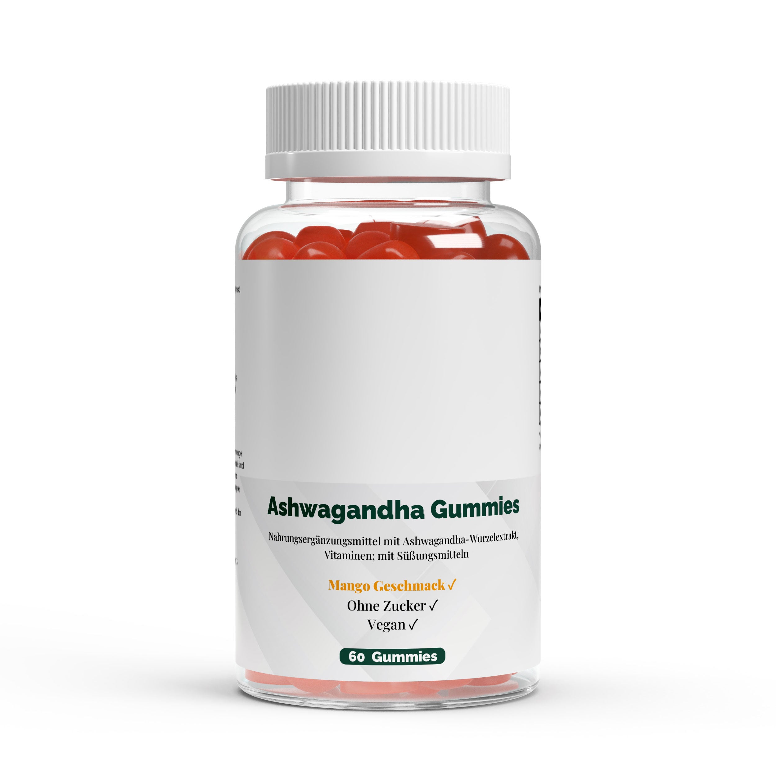 Ashwagandha + Vitamin B6 Gummies - 60 pcs. - BORNSTRONG FITNESS