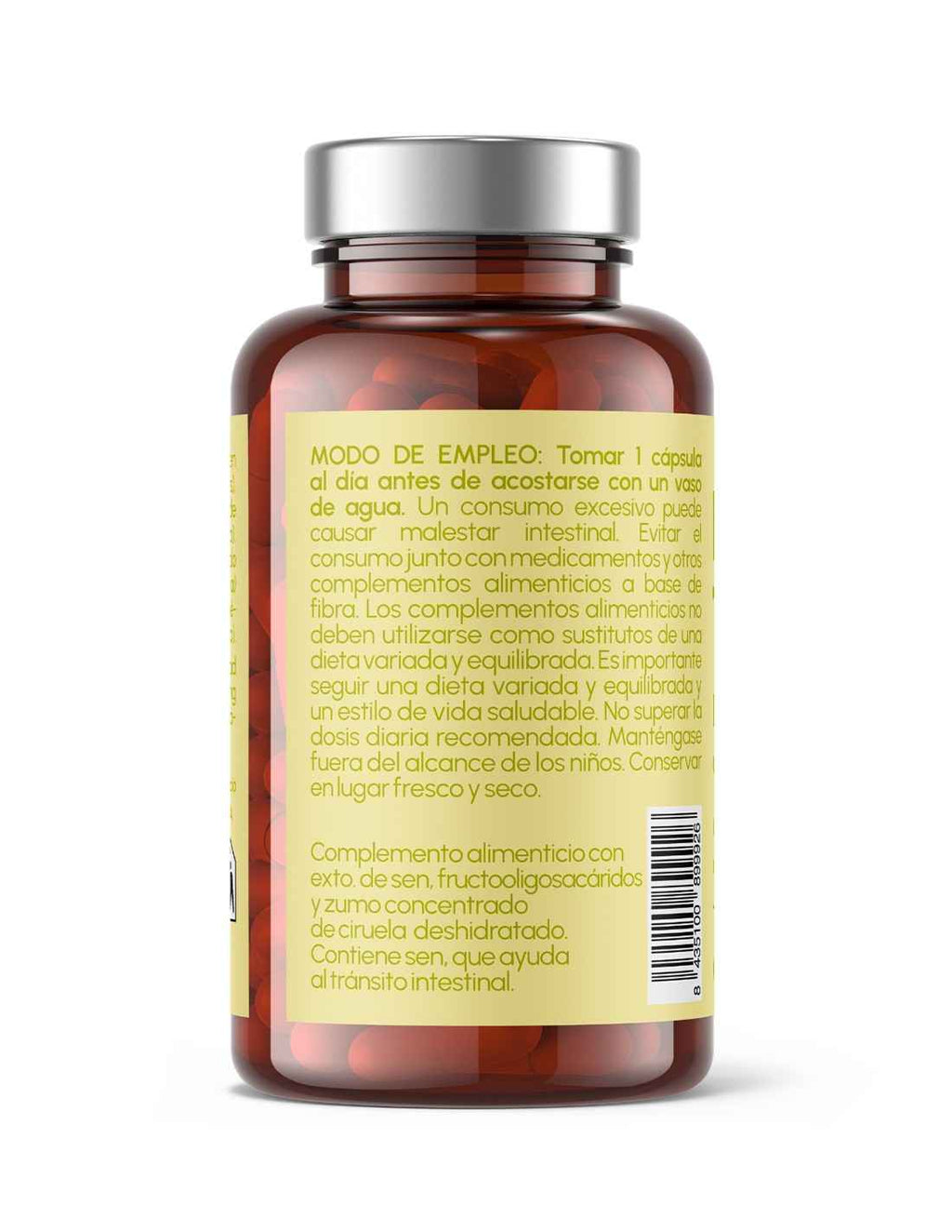 Laxante Natural Normal Transit para Estreñimiento Just Elements Wellness 60 cápsulas