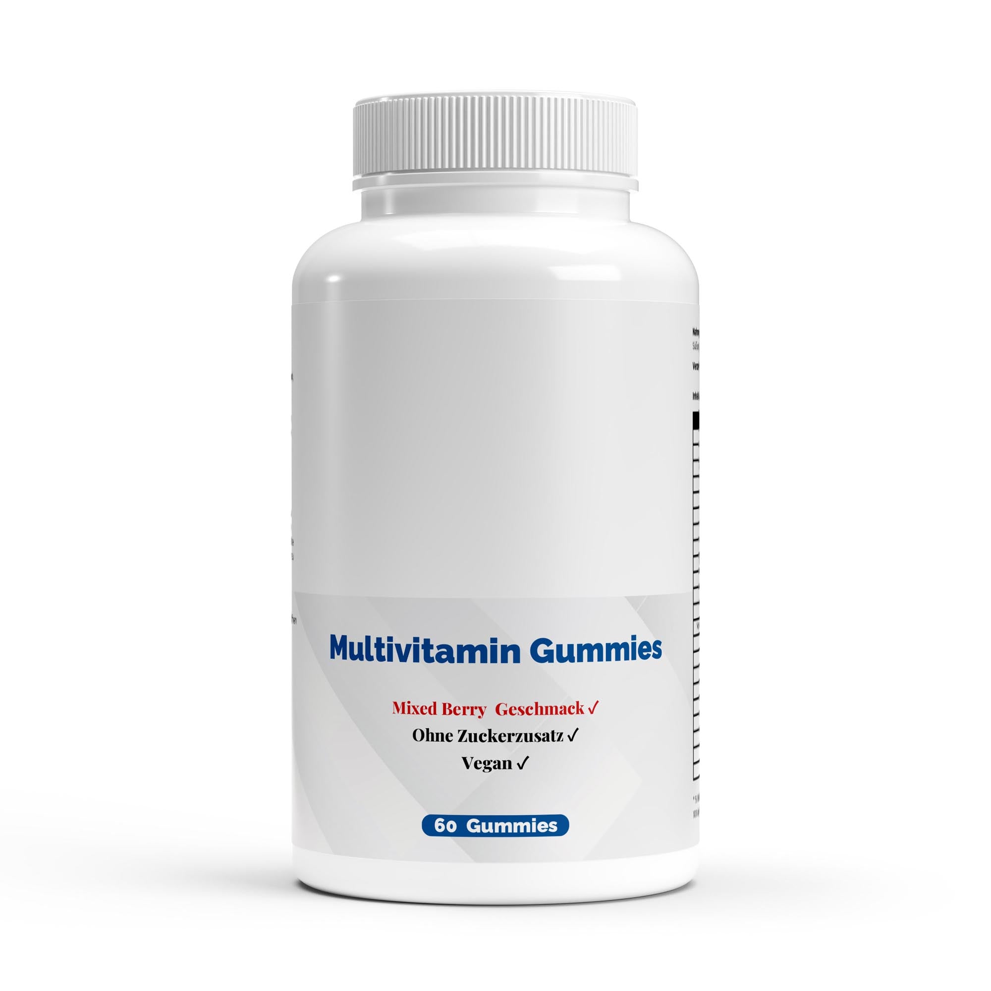 Gomitas premium de multivitaminas y minerales - 60 unidades - BORNSTRONG FITNESS