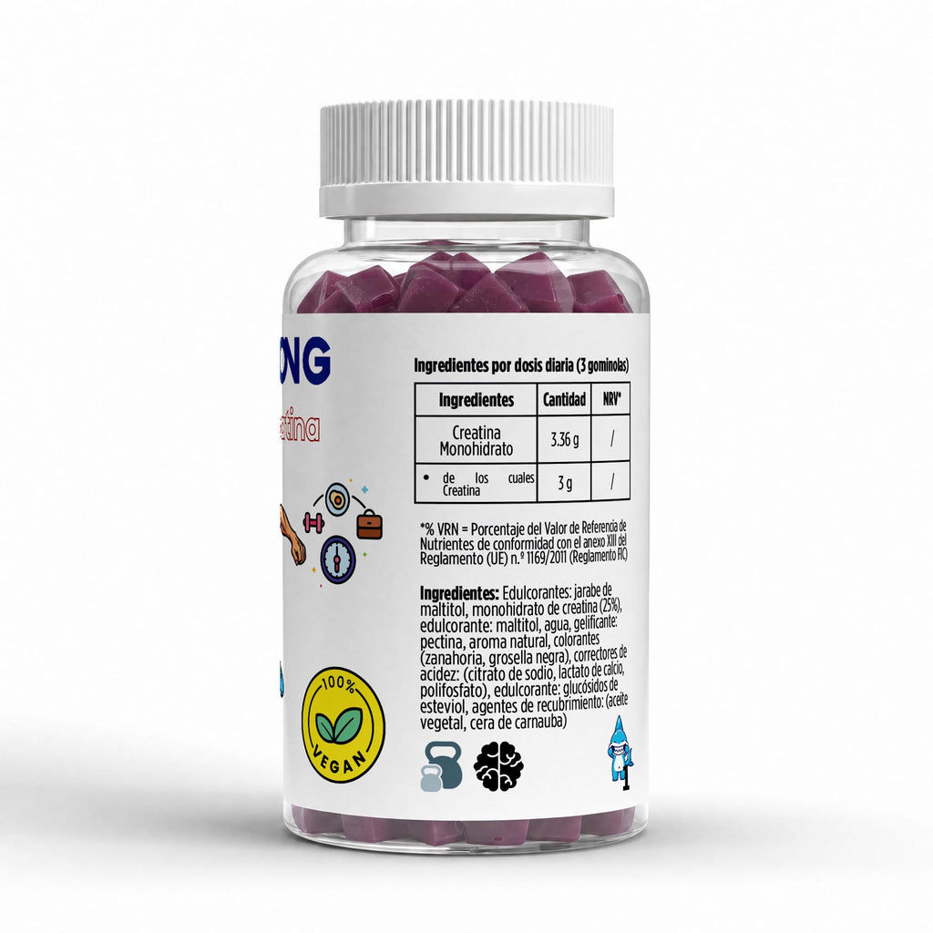 Gominolas de creatina monohidrato sabor cereza — vista adicional 2