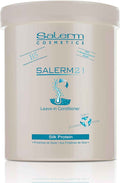 SALERM - Acondicionador de Pelo Instantáneo - Salerm 21 Silk Protein - 1000 ml - Acondicionador sin Aclarado o con Aclarado - con Proteínas de Seda - Protector del Calor e Hidratante
