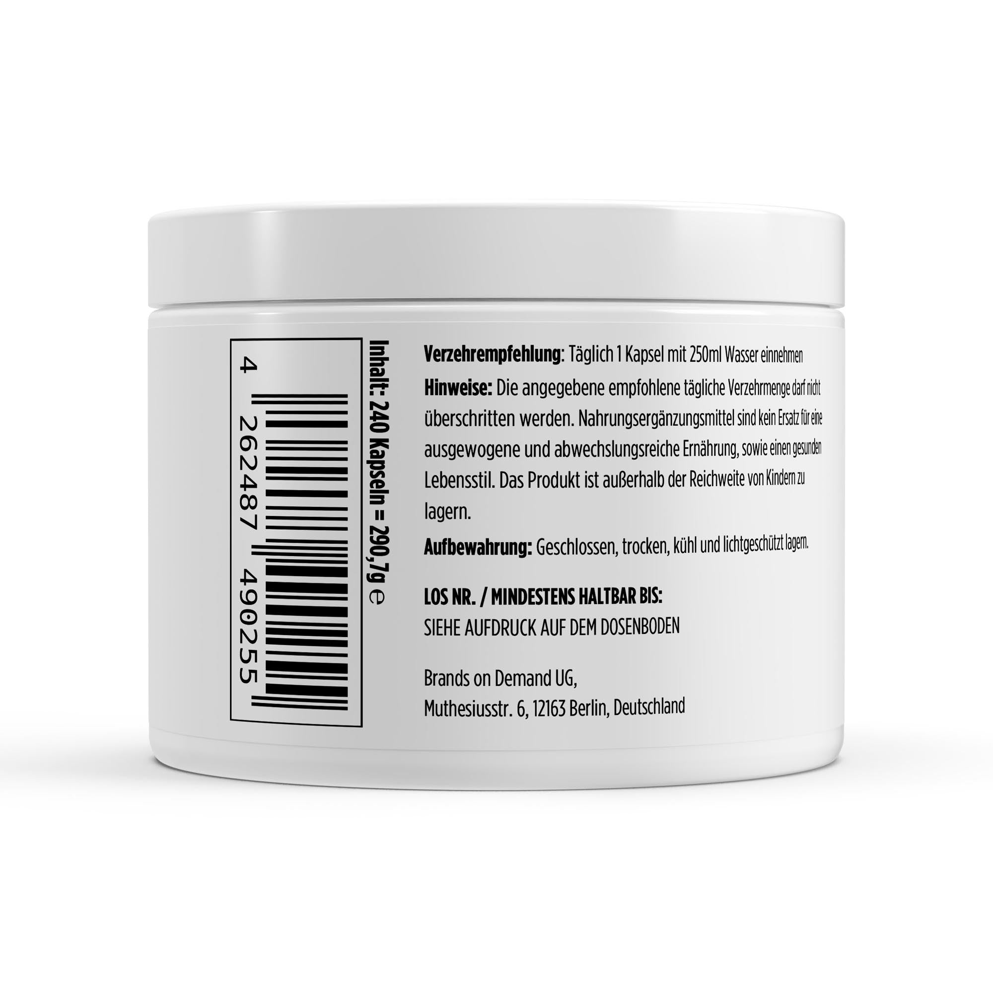 Buffered Vitamin C 500mg - 240 Capsulas