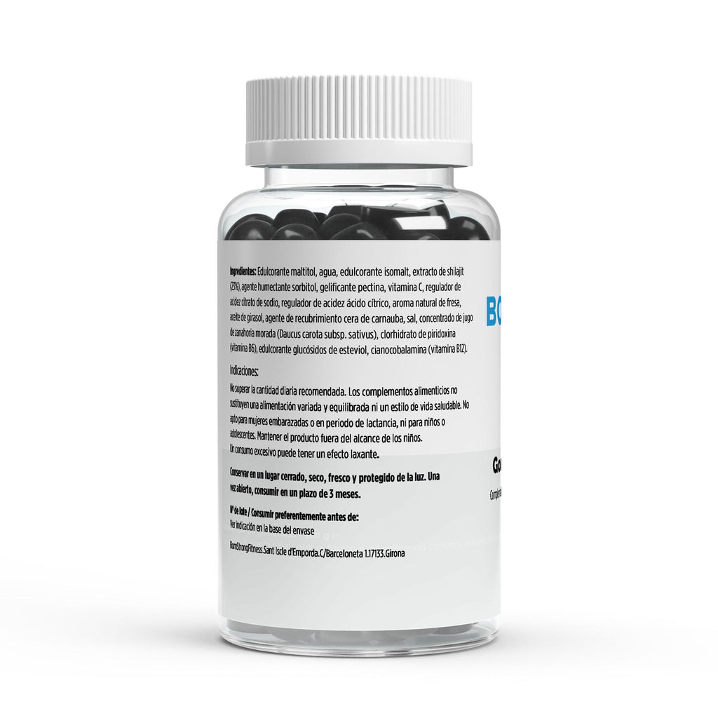 Gominolas de Shilajit + Vitaminas C, B6, B12 • Energía Profunda • Claridad Mental - BORNSTRONG FITNESS