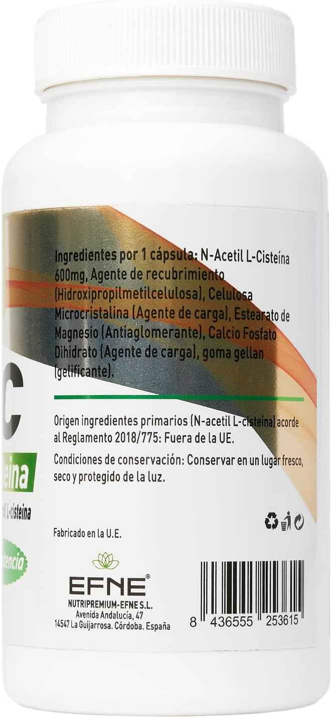 NAC 600mg (Pulmones, Glutation Top)