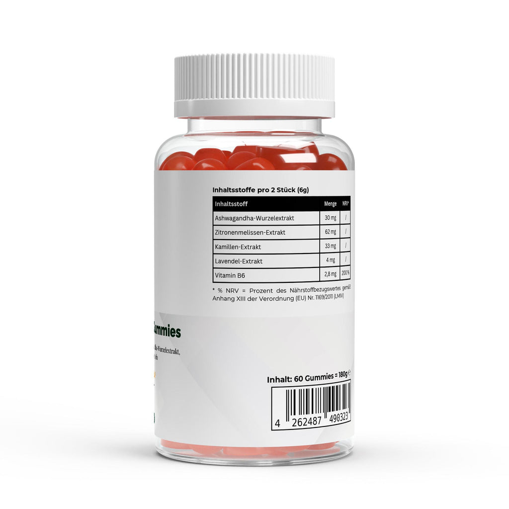Ashwagandha + Vitamin B6 Gummies - 60 pcs. - BORNSTRONG FITNESS