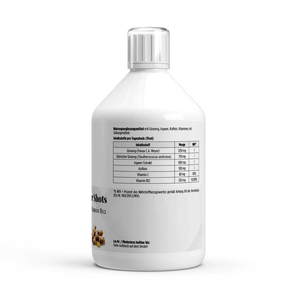 Ginseng Power Plus+ - 50 Shots - 500ml - BORNSTRONG FITNESS