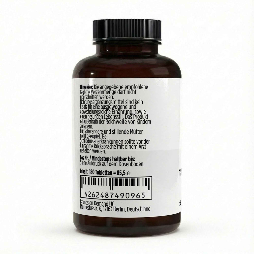 Iodine - 180 vegan tablets
