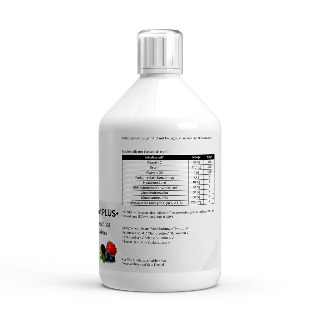 Colageno Support PLUS+ Shots (1500 DA) - Baya Silvestre - 500ml