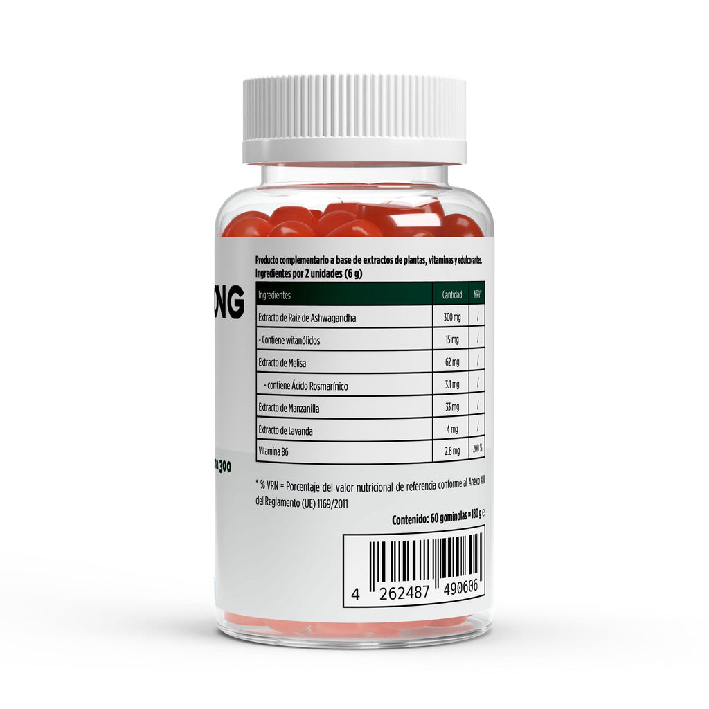 Gominolas premium de Ashwagandha 300 + Vitamina B6 • Calma Profunda • Sueño de Calidad - BORNSTRONG FITNESS
