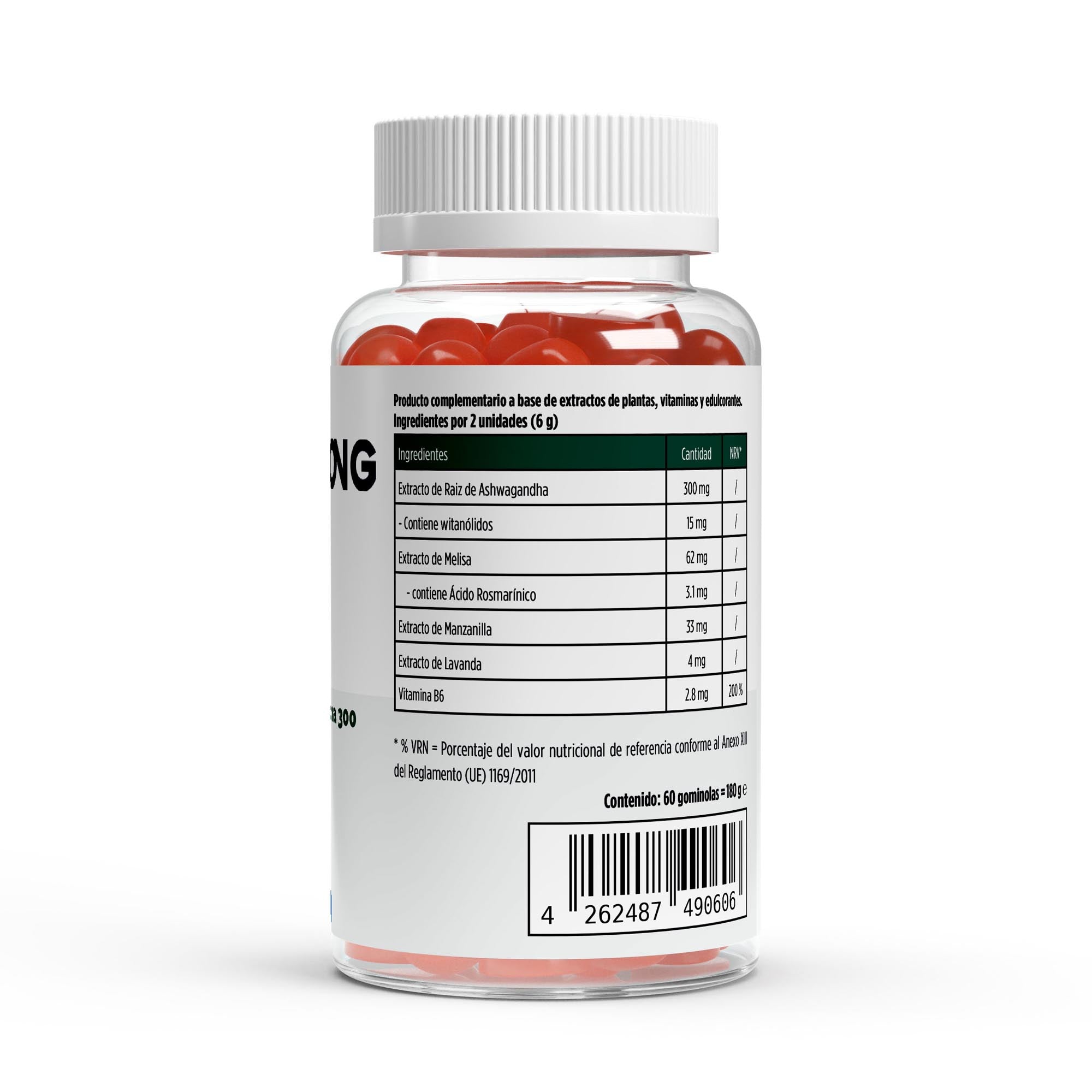 Gominolas premium de Ashwagandha 300 + Vitamina B6 • Calma Profunda • Sueño de Calidad - BORNSTRONG FITNESS