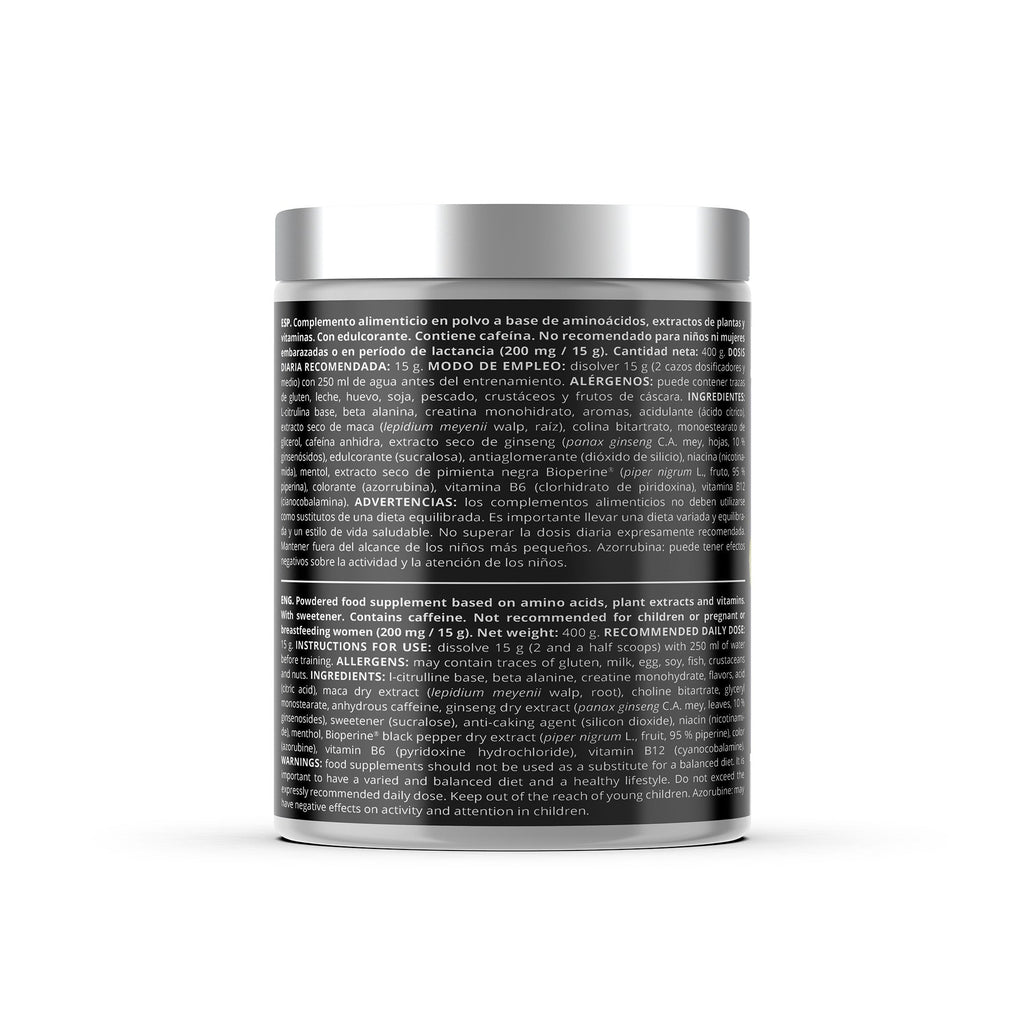 R1 EFNE – Pre Entrenamiento con Cafeína y Potenciadores de Rendimiento (Limón)