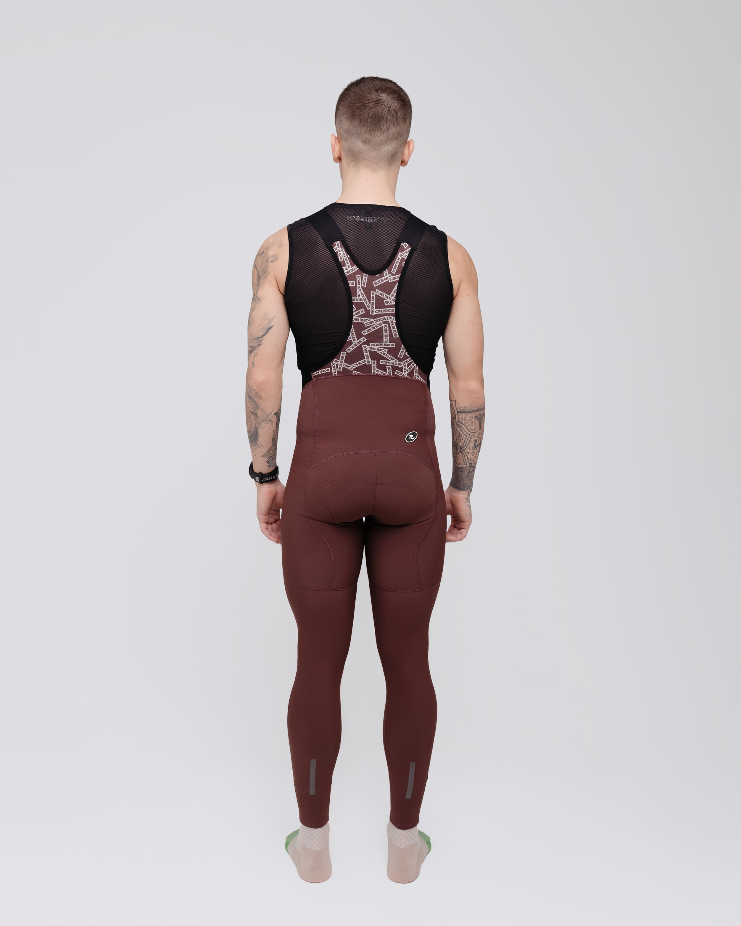 Men's Elite Bib Tights - Terra Brown