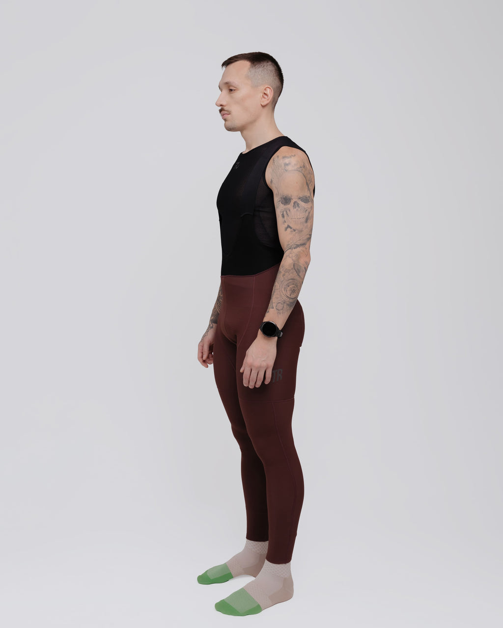 Men's Elite Bib Tights - Terra Brown