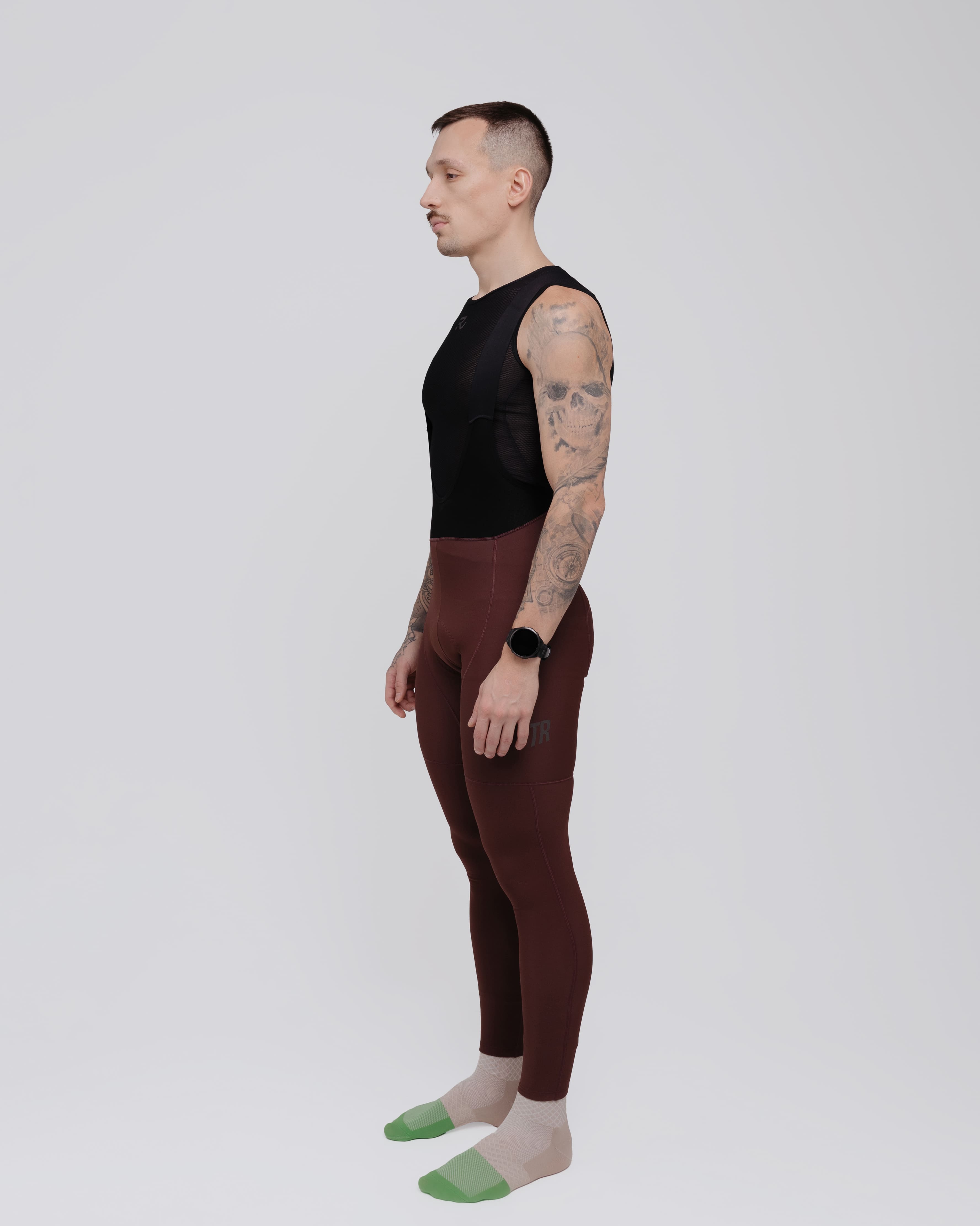 Men's Elite Bib Tights - Terra Brown