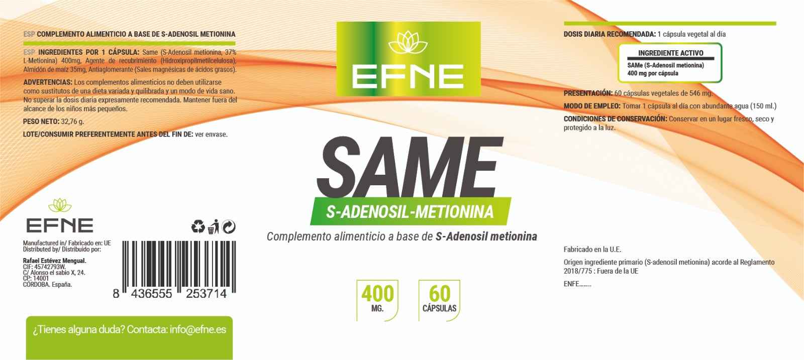 SAME EFNE – Apoyo emocional, hepático y articular