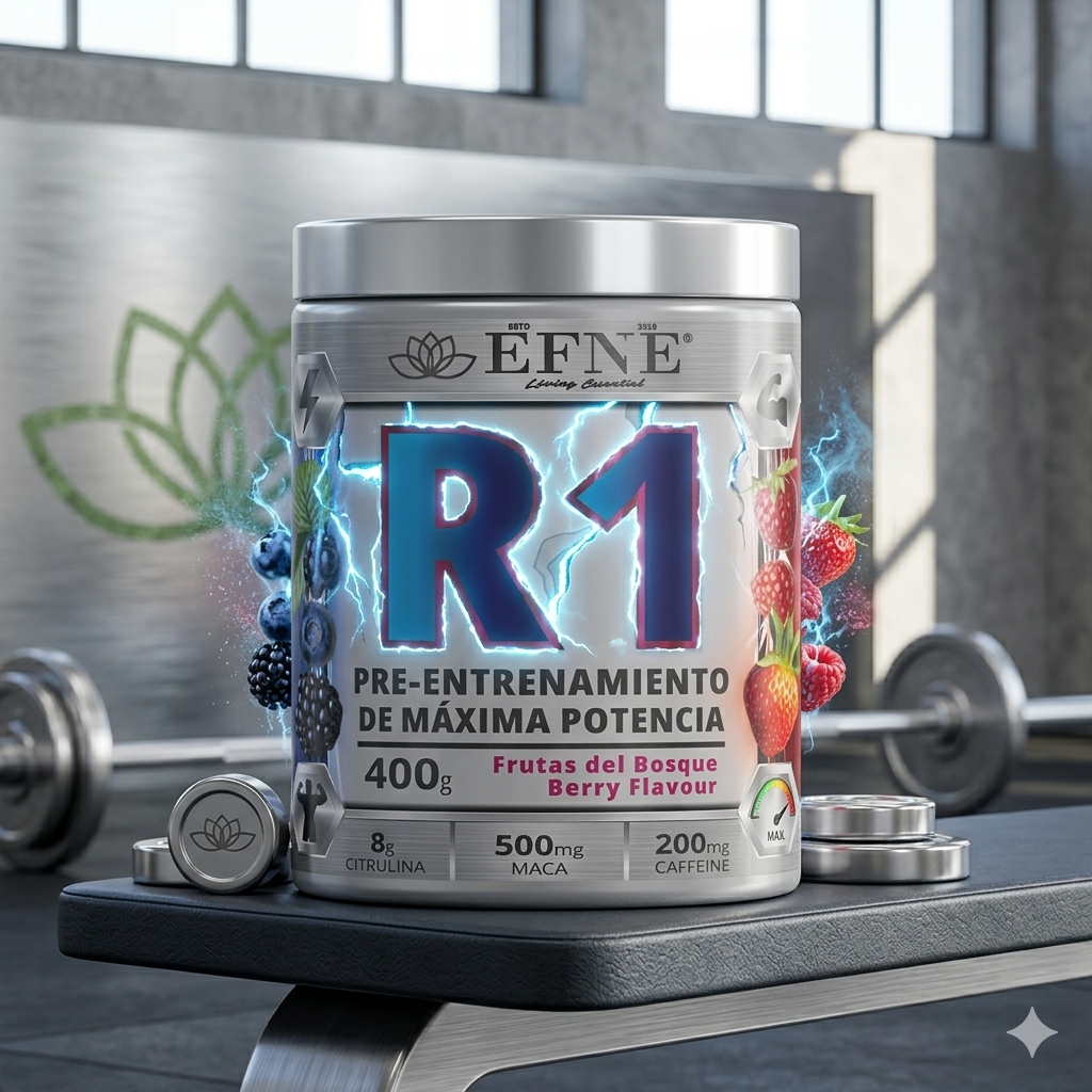 R1 EFNE – Pre Entrenamiento con Cafeína y Potenciadores de Rendimiento