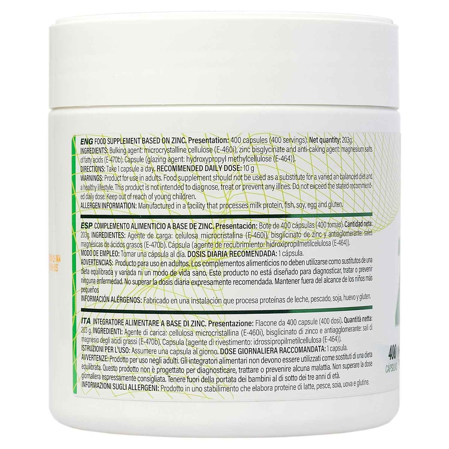 BISGLICINATO DE ZINC EFNE (400 CAPS)