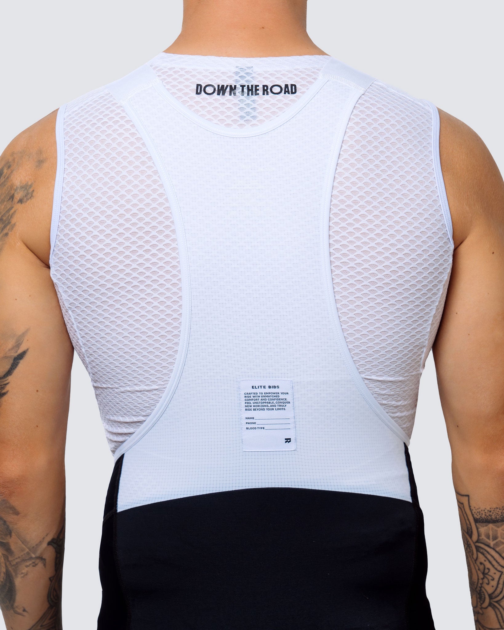 Men's Bibs - Elite White Laces