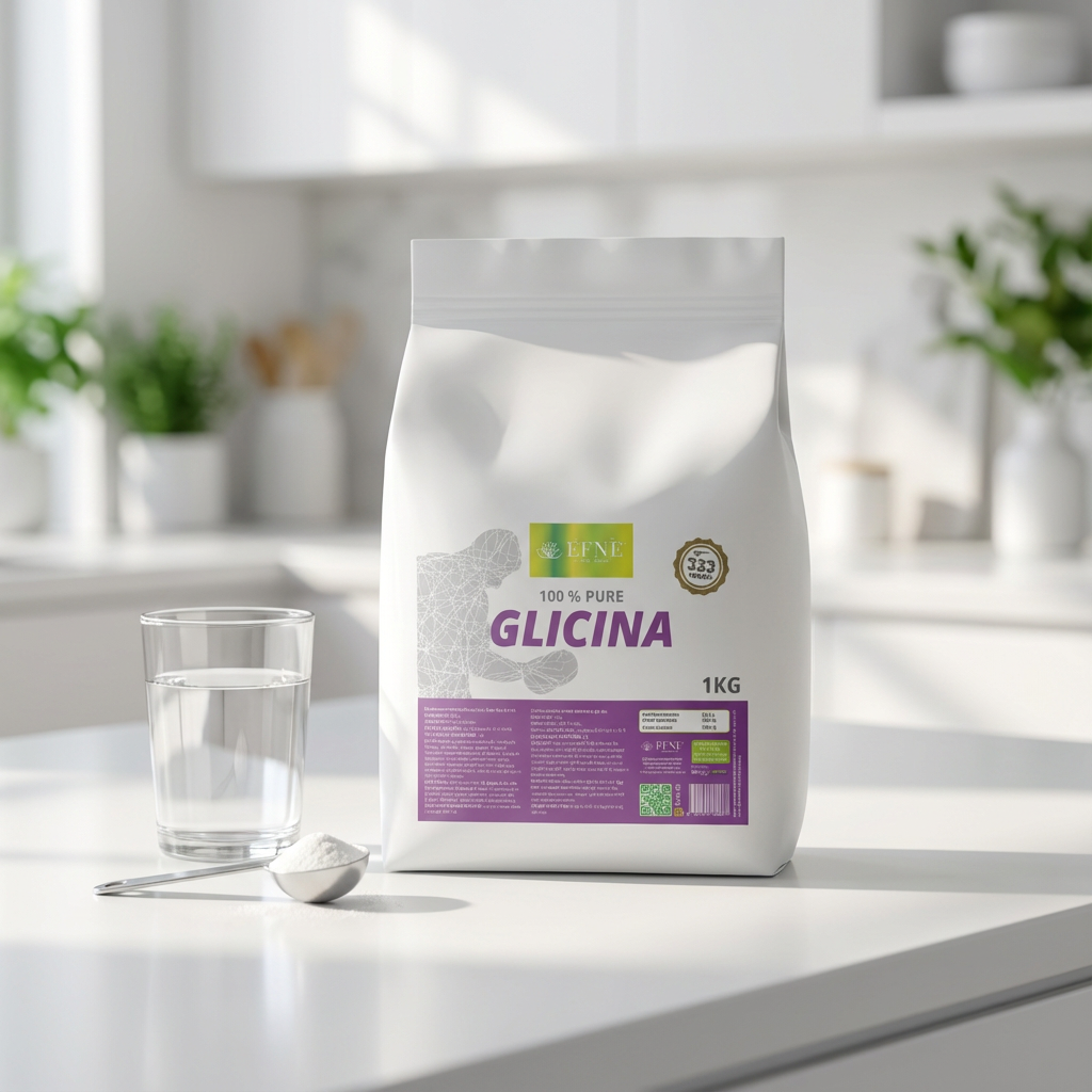 Glicina 100% pura EFNE 1 kg | 333 tomas | Aminoácido