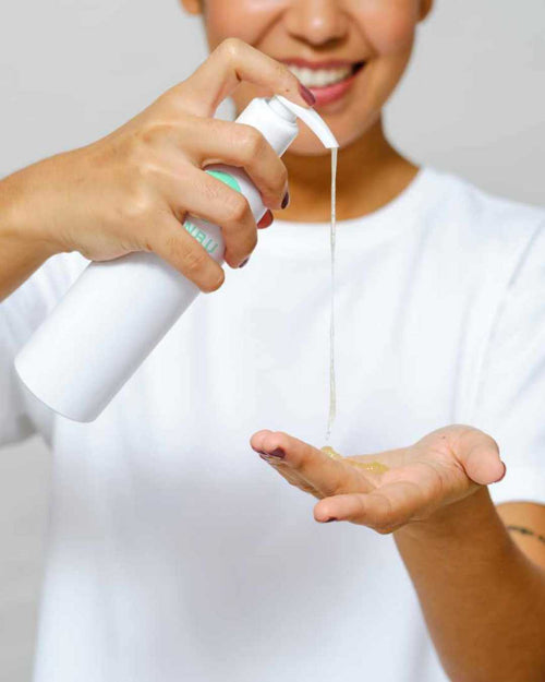 Botella de aluminio reutilizable para Gel de peinado o champú