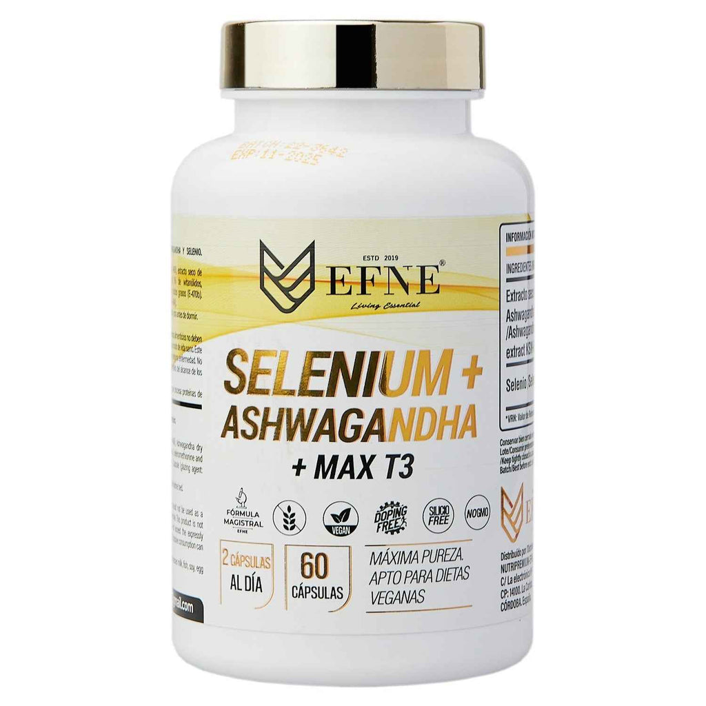 Selenium + Ashwagandha + MAX T3 – Fórmula Avanzada para Tiroides y Estrés