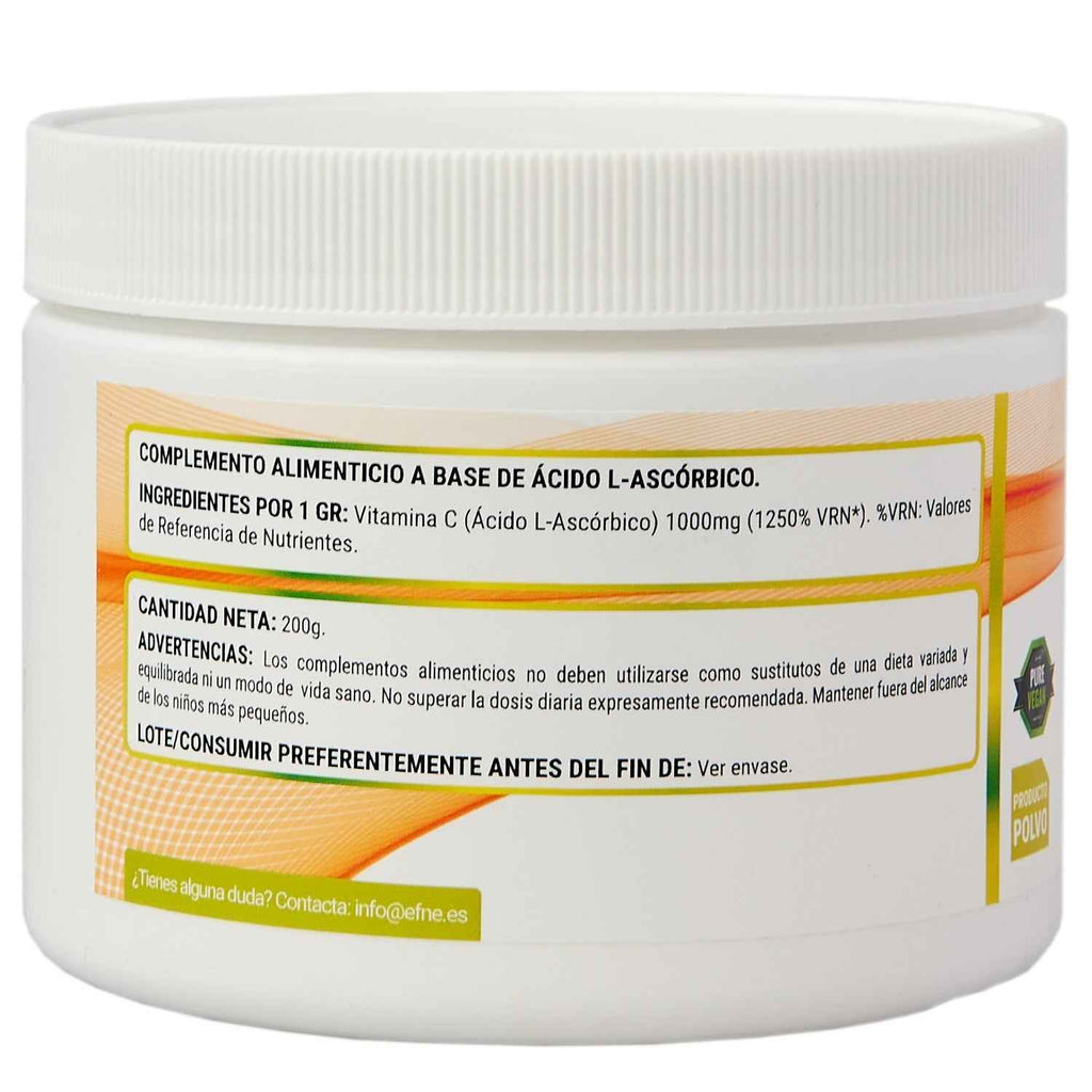 Vitamina C Ácido L-Ascórbico 200 gr
