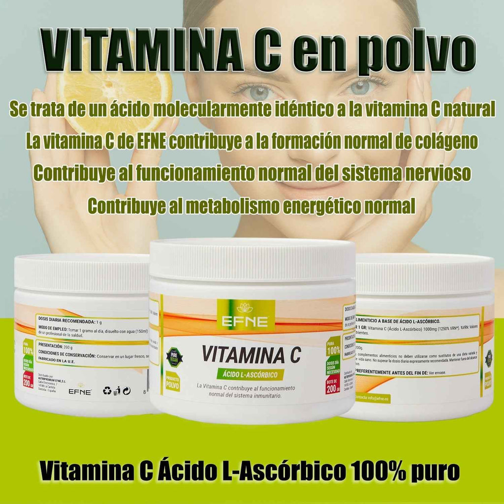 Vitamina C Ácido L-Ascórbico 200 gr