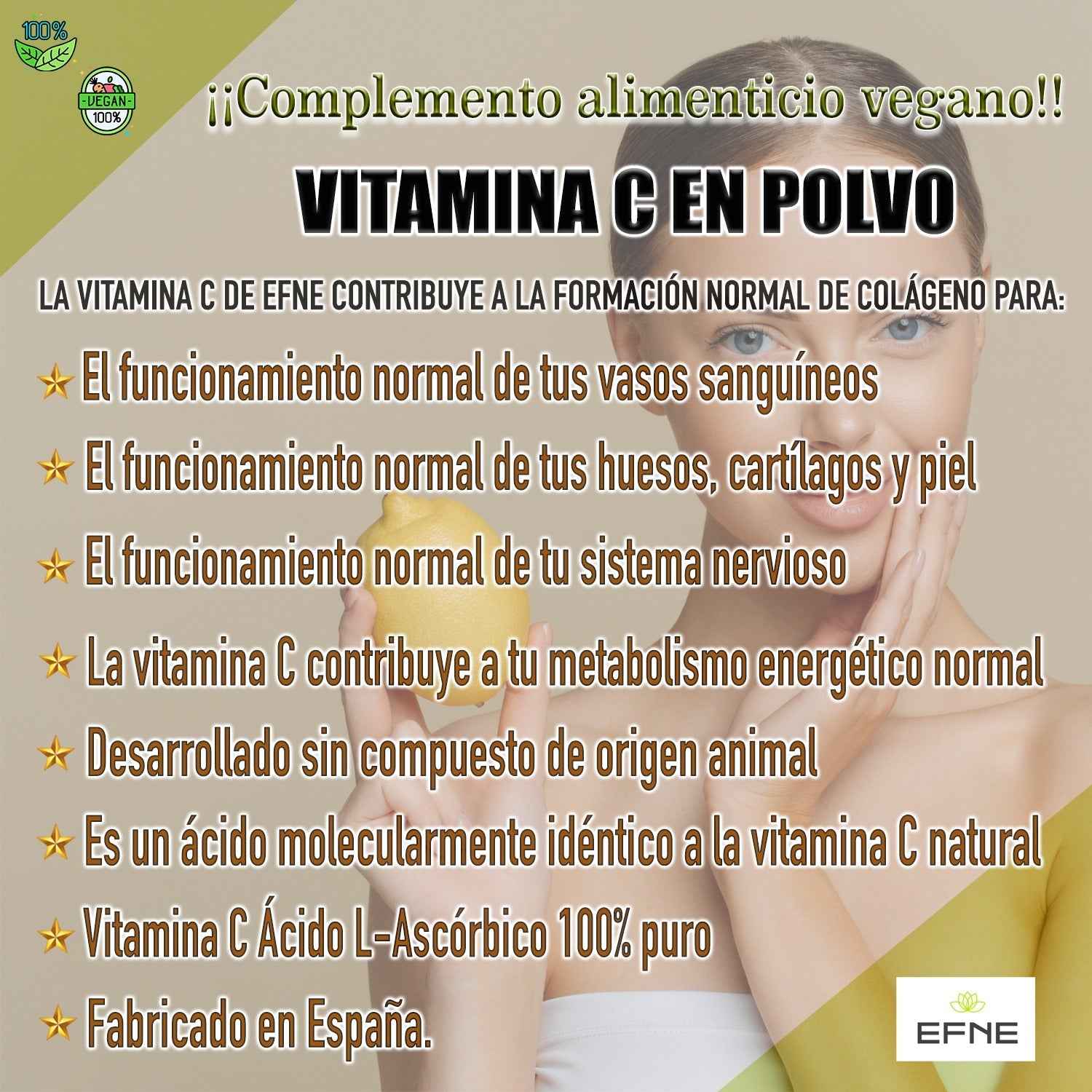 Vitamina C Ácido L-Ascórbico 200 gr