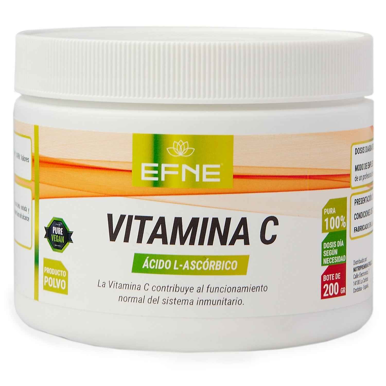 Vitamina C Ácido L-Ascórbico 200 gr