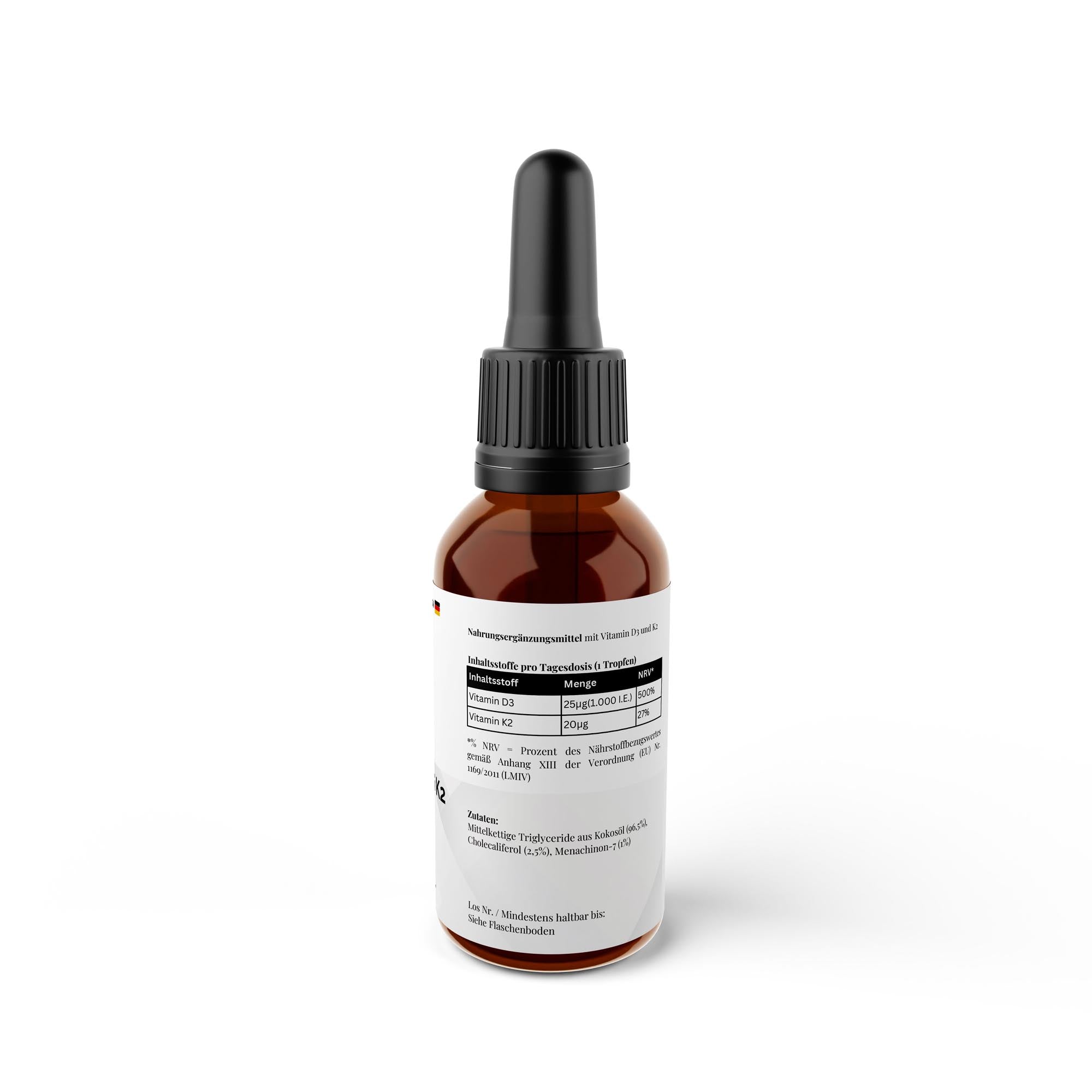 Vitamina D3 + K2 - 1.700 gotas (1.000 UI) - 50 ml