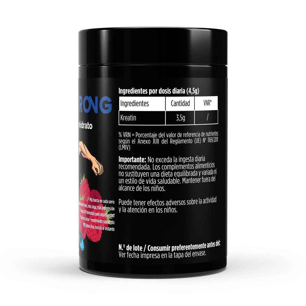 Creatina Monohidrato Frambuesa - 500g