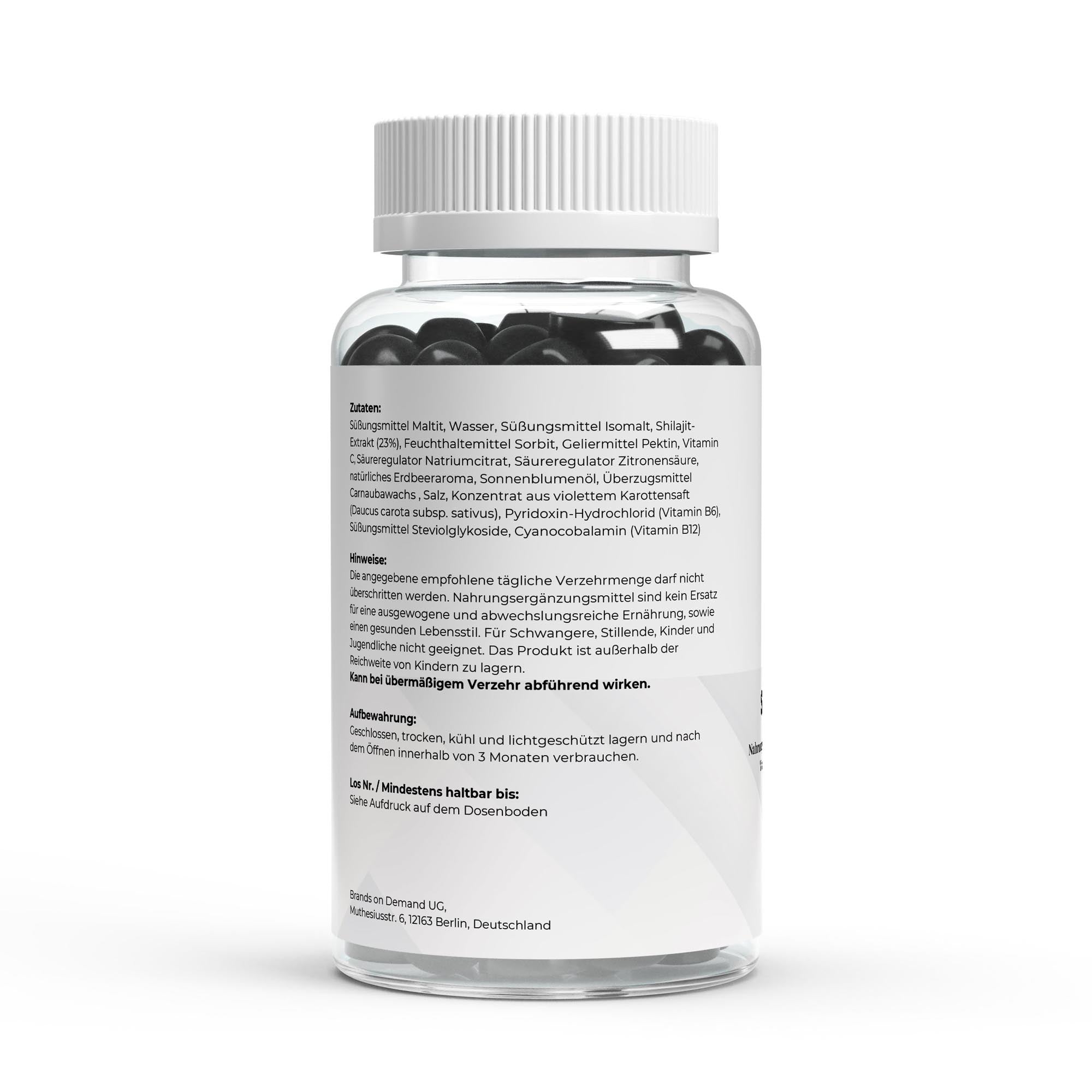 Gominolas de Shilajit + Vitaminas C, B6, B12 - 60 unidades - BORNSTRONG FITNESS