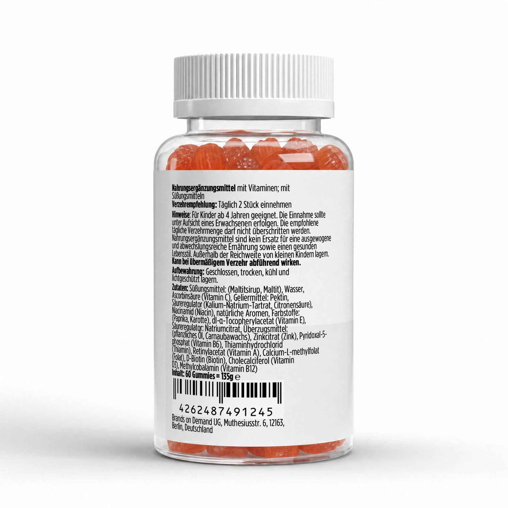 Multivitamin Gummies Kids - Orange - 60 vegan Gummies