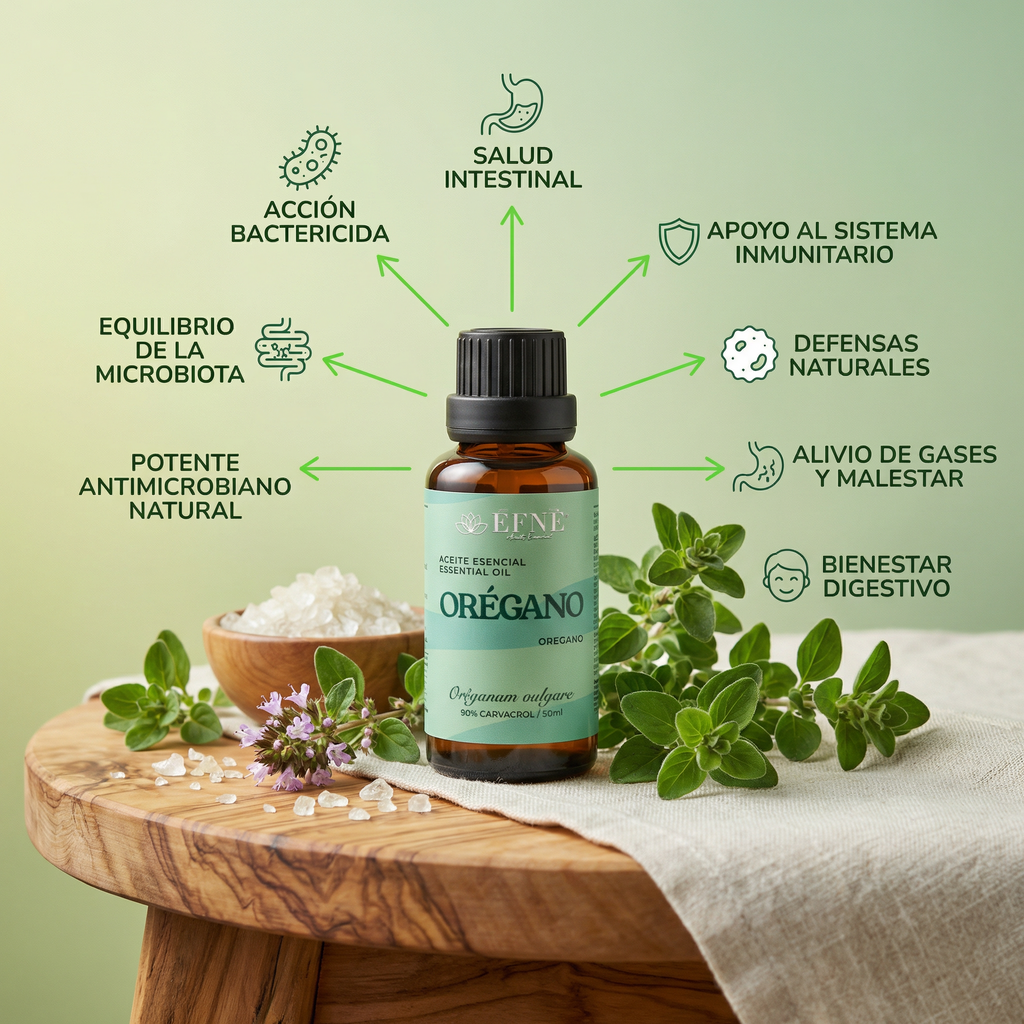 Aceite de Orégano EFNE – 80% Carvacrol de Alta Potencia