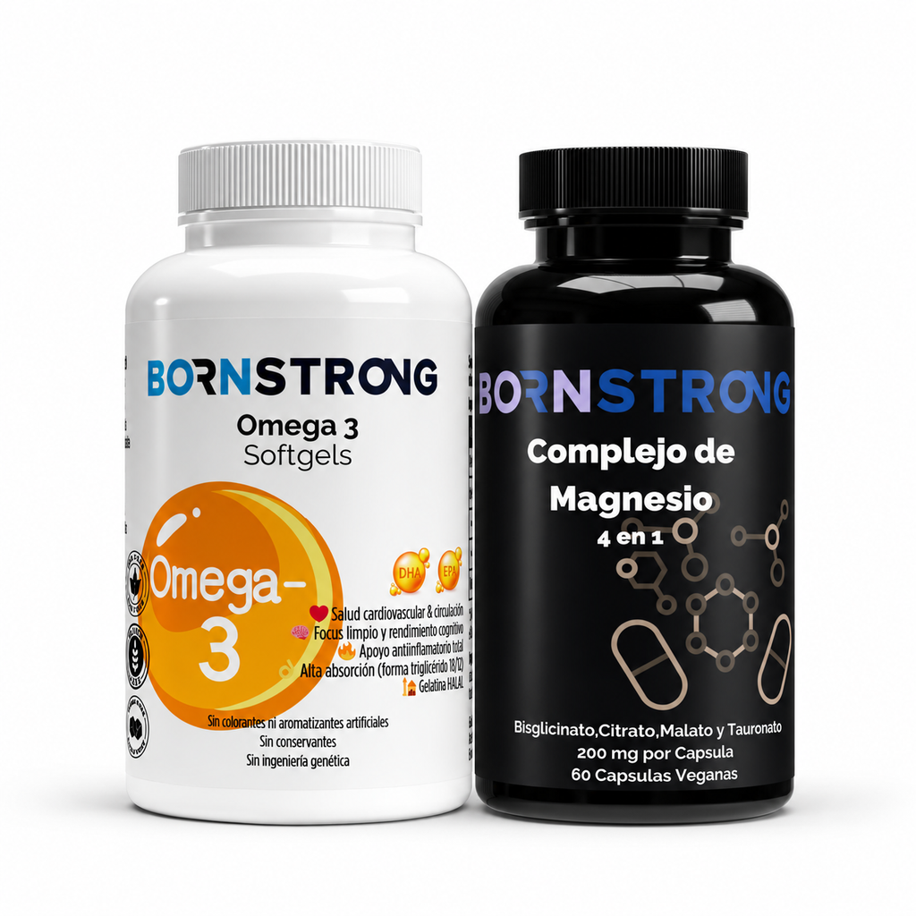 Pack Bienestar Diario: omega 3 y magnesio Complex 4