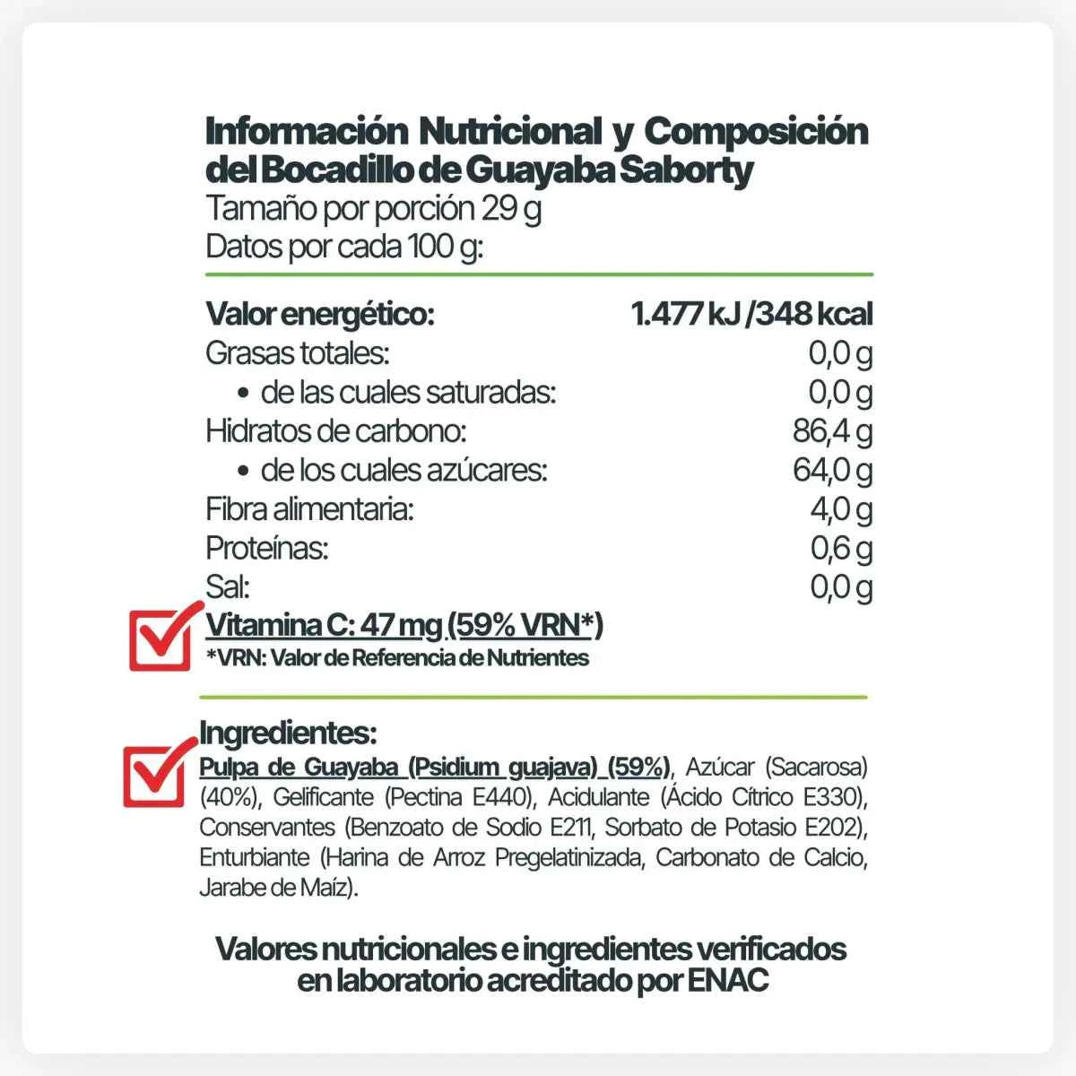 Bocadillo de Guayaba Energy: Gel Sólido Natural (Caja 32 Uds. / Pack Ahorro)