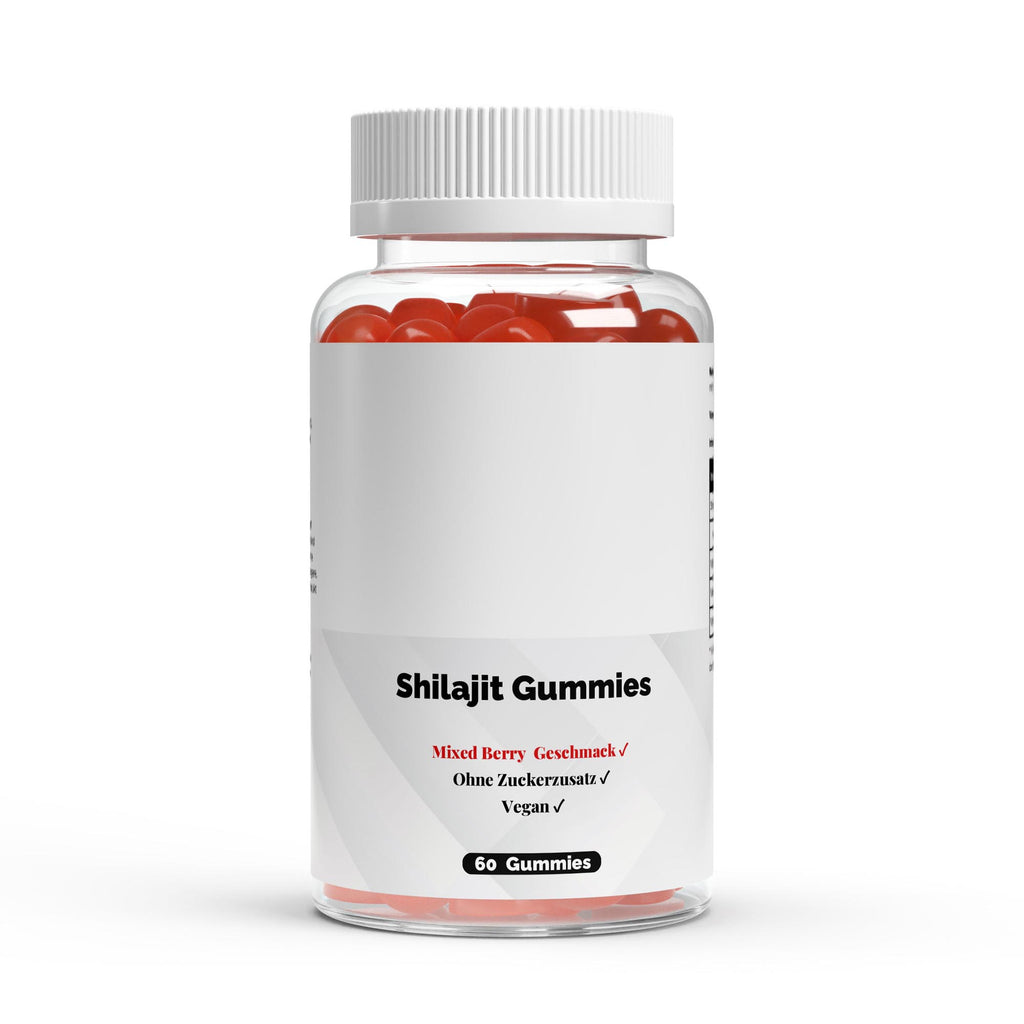 Premium Shilajit Gominolas 1000 + Vitamina C,B6, B12 - 60 pcs - BORNSTRONG FITNESS