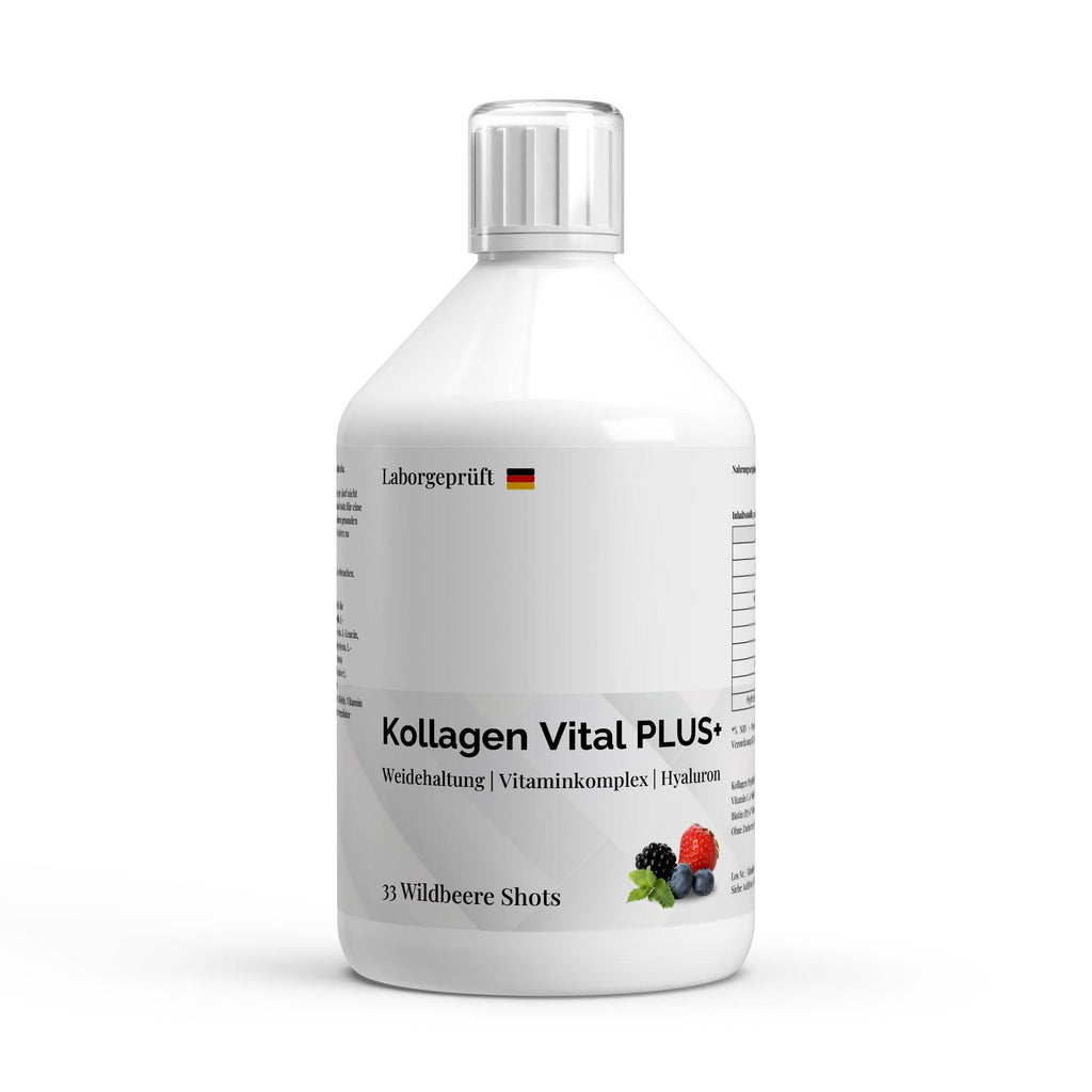 Colageno Vital PLUS+ Shots (1500 DA) - Frutas del Bosque - 500ml