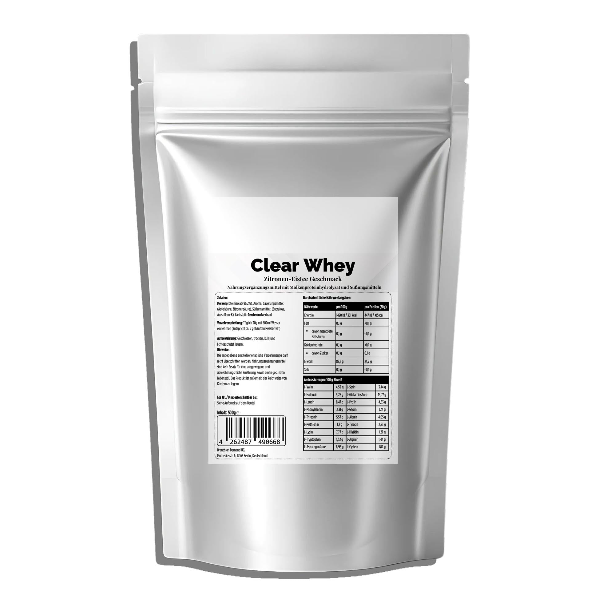 Té Helado de Limón Clear Whey - 500g