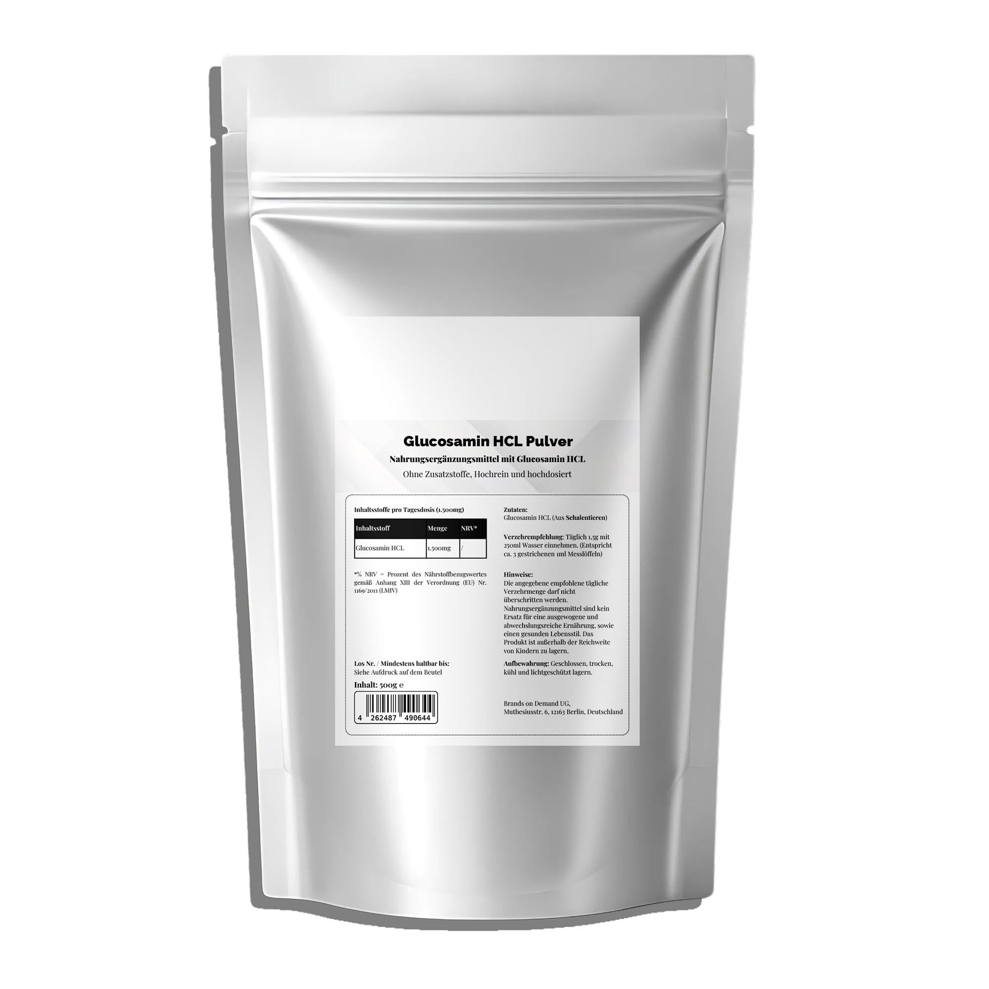 Polvo de Glucosamina - 500g Doypack