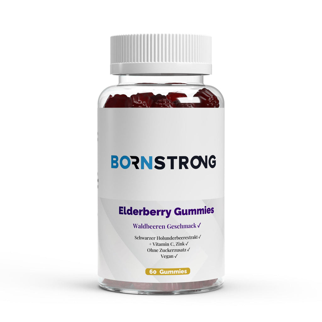 Sauco Negro + Vitamin C + Zinc Gominolas • Defensas Fuertes • AntiOX • - BORNSTRONG FITNESS