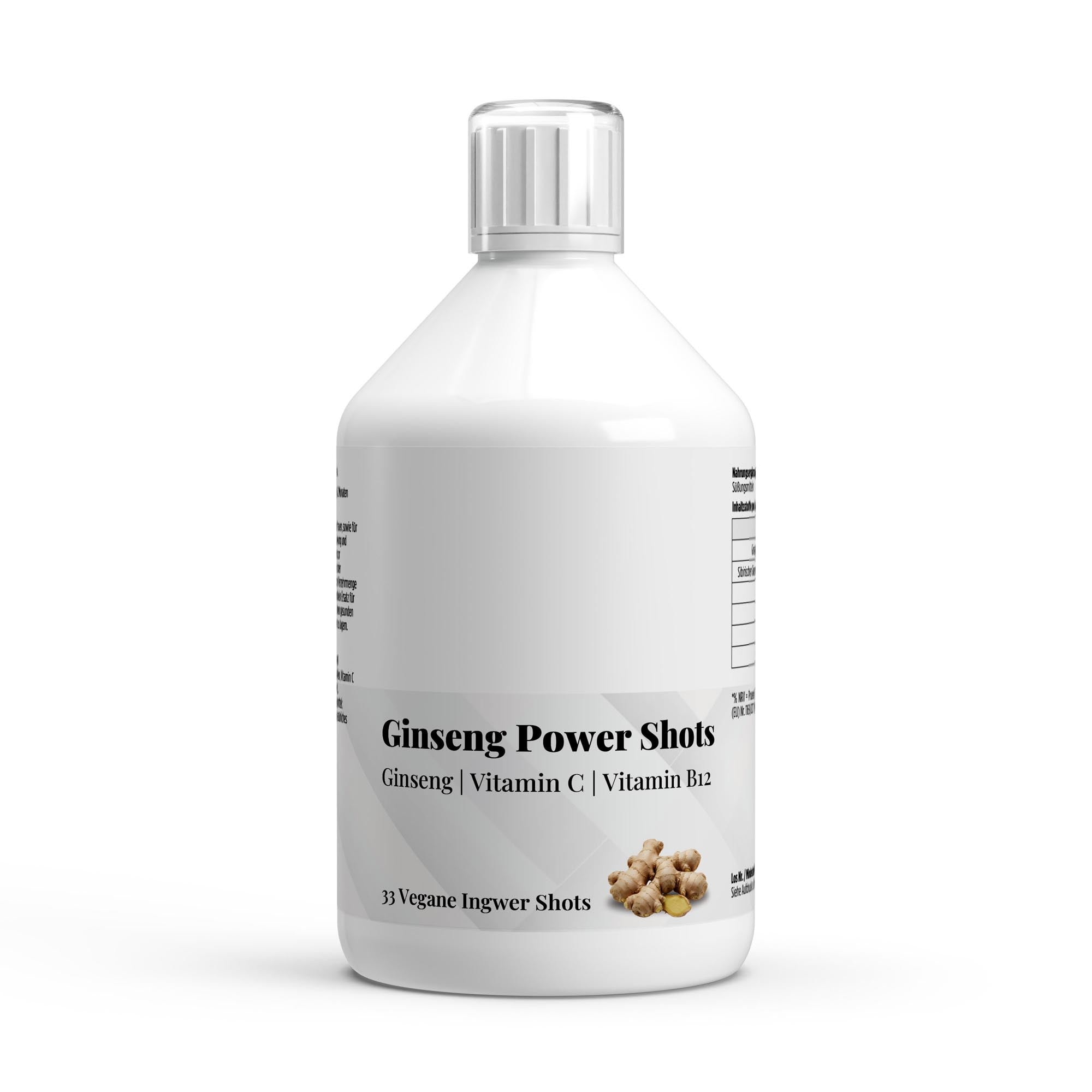 Ginseng Power Plus+ - 50 Shots - 500ml - BORNSTRONG FITNESS