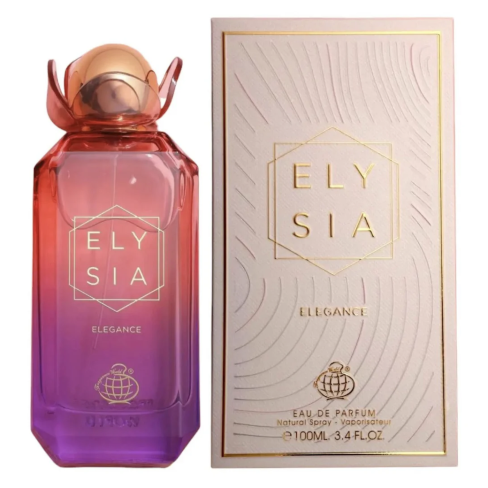 Fragrance World Elysia Elegance Eau De Parfum 100ml Fruity Gourmand Women's Fragrance with Pear