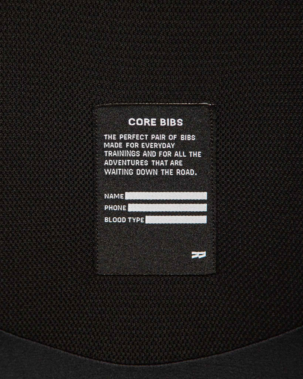 Women's Bibs - Core Black Laces