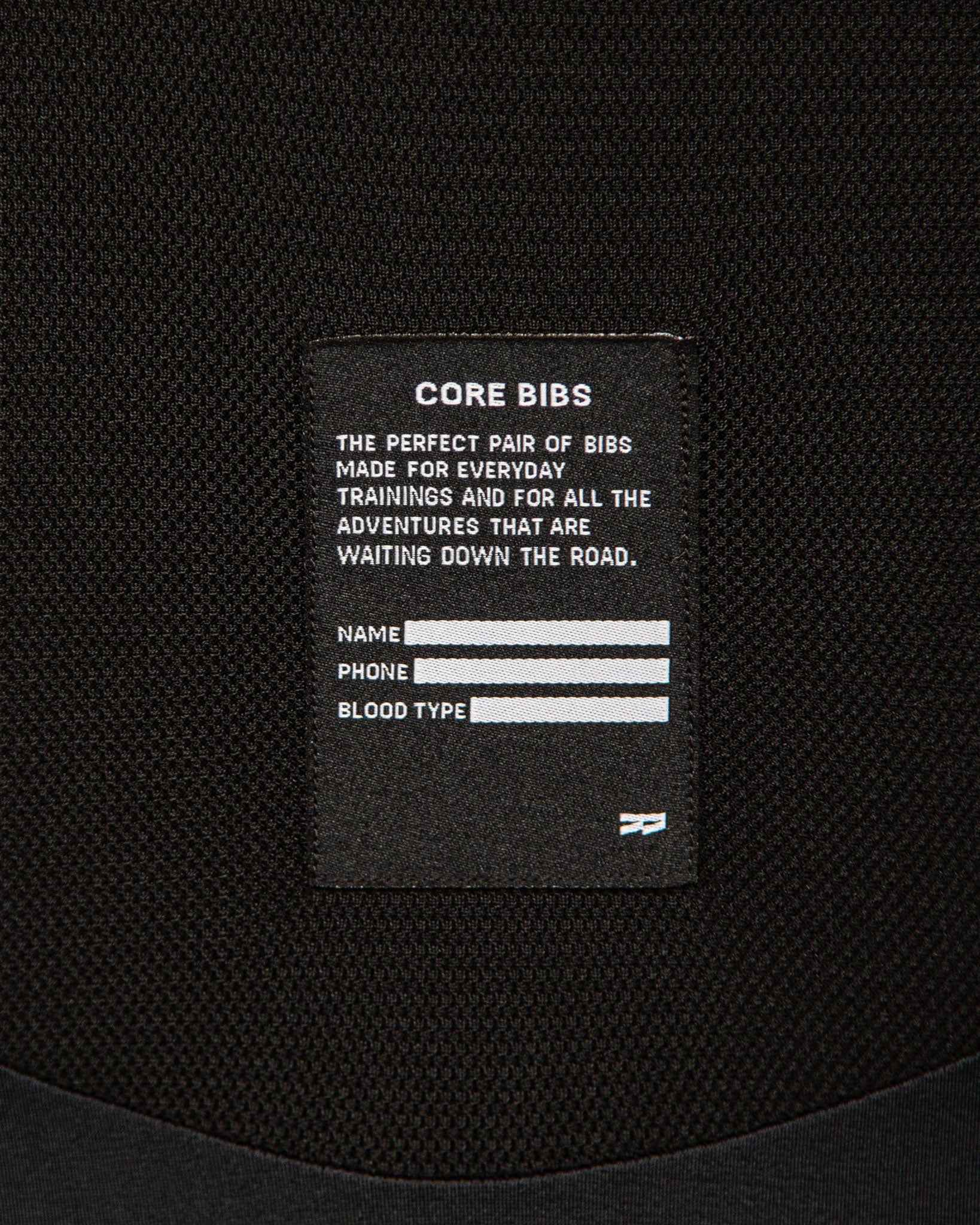 Women's Bibs - Core Black Laces
