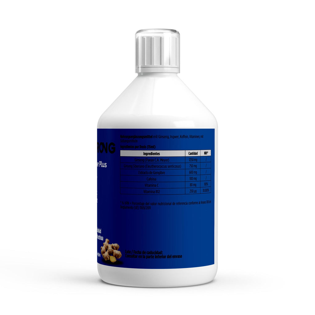Ginseng Power Plus+ • Foco Mental • Rendimiento Diario • Energía Limpia - BORNSTRONG FITNESS