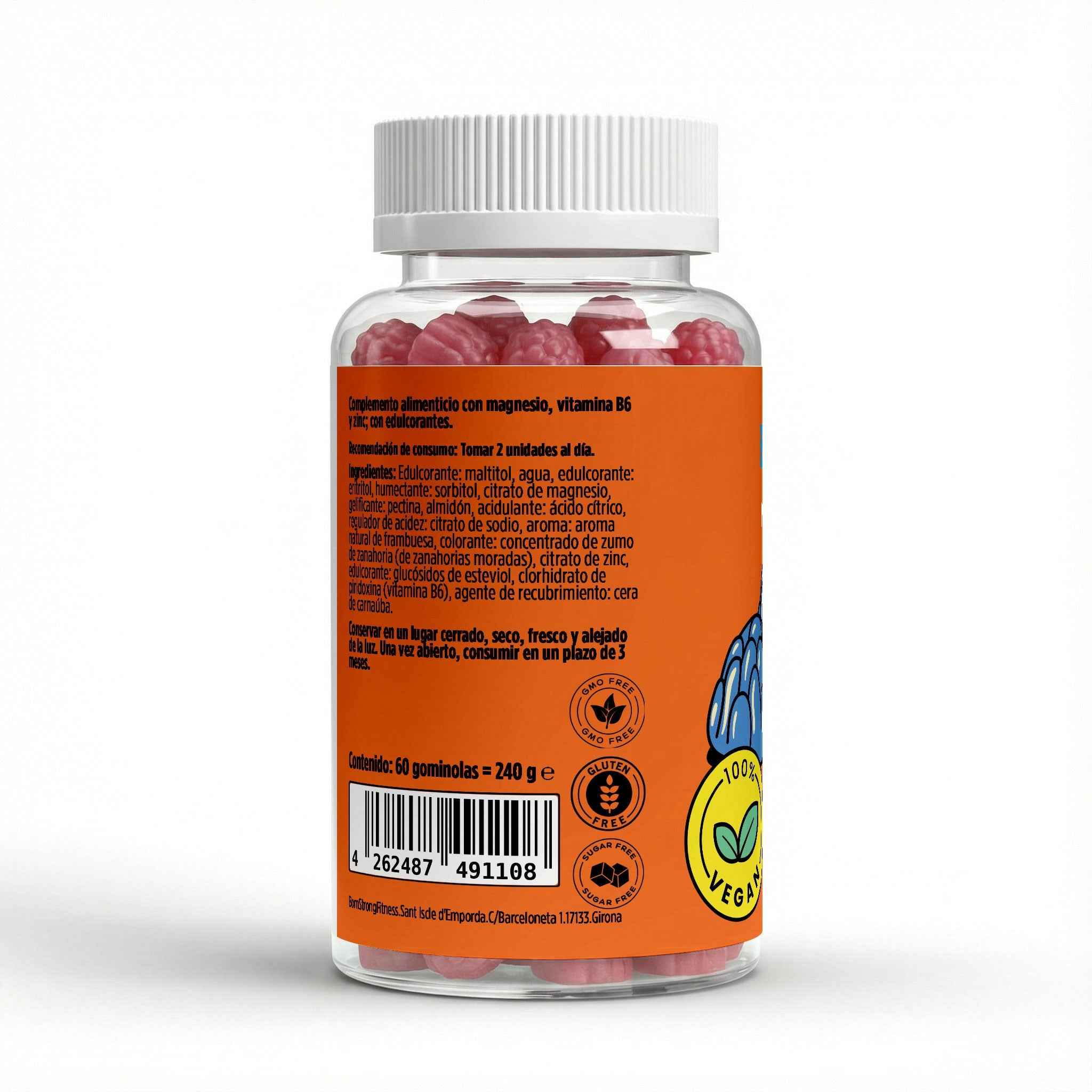 Magnesium + Zinc + B6 Gummies - 60 pcs.